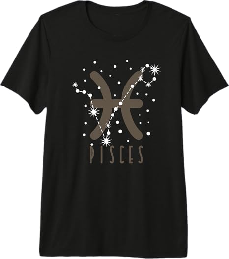 star sign stars universe magic Horoscope - Pisces T-Shirt for men