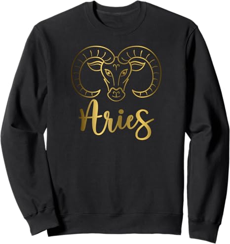 Aries Zodiac Sign Aries Birthday Aries Astrology Sweatshirt - Aries Sweatshirt for men