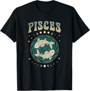 The Psychedelic Zodiac - Pisces T-Shirt for men
