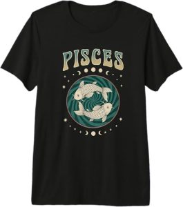The Psychedelic Zodiac - Pisces T-Shirt for men