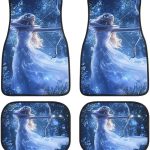 Zodiac Sagittarius Woman Car Floor Mats 4 Piece Set Non-Slip Waterproof Automotive Carpet - Virgo Car Floor Mat for men