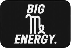 Big Virgo Energy Crystal Velvet Border Floor Mat 16x24in – Soft Non-Slip Absorbent Doormat,Durable Edge Stitching,Easy to Clean,Dustproof & Waterproof for Entryway,Bathroom,Kitchen,Bedroom - Virgo Car Floor Mat for men