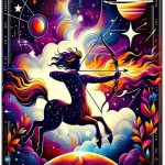 Metal tin sign Sagittarius Centaur Archer Zodiac Art Wall Decor Poster，Classic Zodiac sign themed wall art aluminum plaque，Bedroom, office, living room walls, tinplate 12x16 inch - Sagittarius Home Decor for men