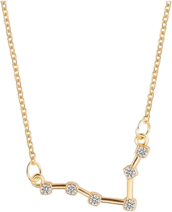 New Constellation Zodiac Sign Necklaces Jewelry For Women Hers Designed 12 Horoscope Taurus Aries Leo Necklaces Jewelry Gifts - Aries Necklace for men
