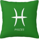 Pisces Sign Throw Pillow Covers 22x22 Inch - Soft Decorative Pillowcases for Couch, Bed & Sofa - Indoor Living Room Home Decor - Pisces Home Decor for men