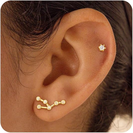 FISSEN JEWELRY - Taurus Earrings for men