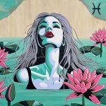 Artwork By Arionna Pisces Zodiac Art Print, Astrology Pop Art Wall Décor, Home Decor, Aesthetic Room Decor, Wall Posters, Horoscope Gifts For Women, 12x12 Inches, Unframed - Pisces Canvas for men