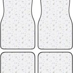 Car Floor Carpet Set of 4 Piece Astrology Constellations Auto Interior Floor Mats Durable Front & Rear Carpets for Car Truck SUV & Van,Car Accessories Decoration - Virgo Car Floor Mat for men