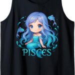Anime Pisces Zodiac Apparel - Pisces T-Shirt for men