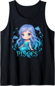 Anime Pisces Zodiac Apparel - Pisces T-Shirt for men