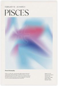 Introduction to Pisces Fortune And Personality, The Twelve_constellations Poster Wall Art Decor Print Picture Paintings for Living Room Bedroom Decoration Unframe 16x24inch - Pisces Canvas for men