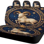 Aries Zodiac Universal Car Seat Cover Automotive Seat Covers Compatible Universal Fit for SUV Van Trucks - Aquarius Car Seat Cover for men