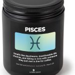 9oz Pisces Gifts February March Birthday Astrology Gifts for Women, Candles for Women Scented Candle for Home, Soy Wax, for Zodiac Birthdate, Zodiac Candles - Pisces Home Decor for men