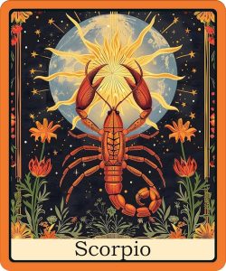 Zodiac Sticker (3 Inch) Zodiac Signs Tarot Compatible with Card Horoscope Scorpio - Scorpio Sticker for men