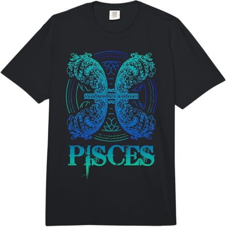 Unique Astrology Apparel Decor & Gift Outlet - Pisces T-Shirt for men