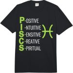 Pisces Zodiac Sign Birthday Horoscope - Pisces T-Shirt for men