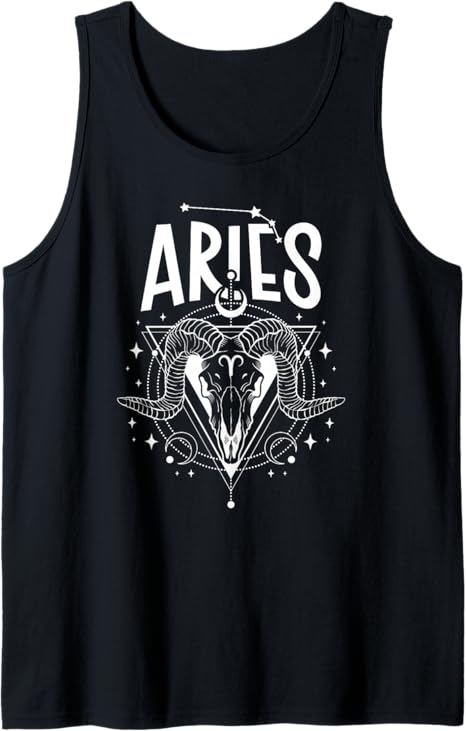 Aries Zodiac Sign Aries Birthday Aries Horoscope Tank Top - Aries T-Shirt for men
