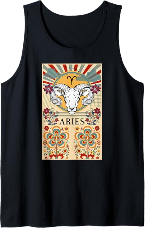 Aries Zodiac Sign Aries Birthday Aries Horoscope Tank Top - Aries T-Shirt for men