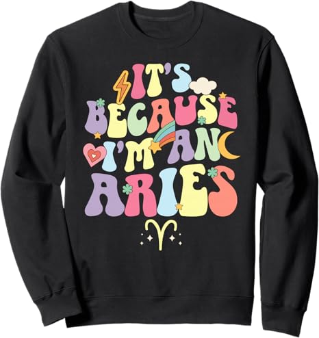 I'm An Aries Zodiac Sign Aries Birthday Aries Astrology Sweatshirt - Aries Sweatshirt for men
