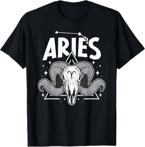 Aries Zodiac Sign Aries Birthday Aries Horoscope T-Shirt - Aries T-Shirt for men