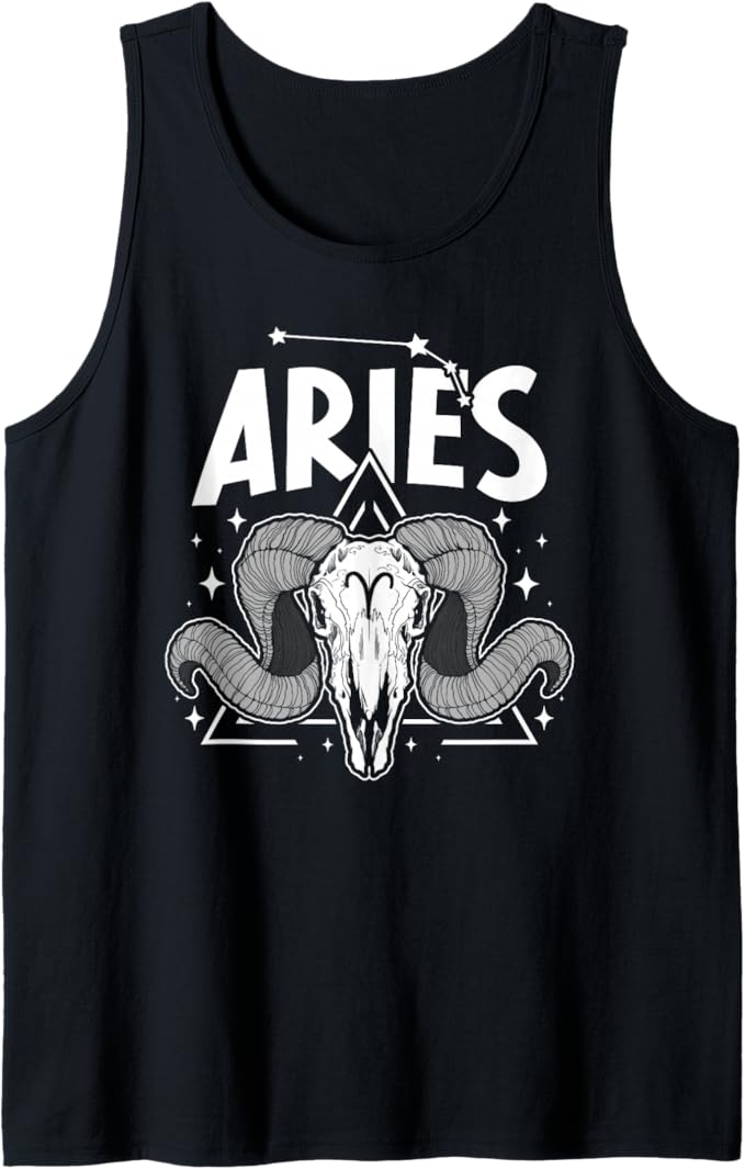 Aries Zodiac Sign Aries Birthday Aries Horoscope Tank Top - Aries T-Shirt for men