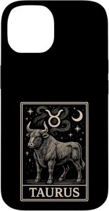 Taurus Tarot Card Horoscope Astrology Zodiac Sign Case for iPhone 14 - Taurus Phone Case for men
