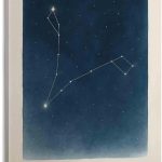 Constellation Celestial Zodiac Astrology Poster Pisces Wall Art Picture Painting Poster Canvas Print Posters Artworks Bedroom Living Room Decor 12x18inch(30x45cm) - Pisces Canvas for men