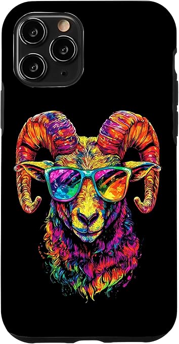 Ram Mouflon Aries Domestic Sheep Wild Sheep Male Sheep Case for iPhone 11 Pro - Aries Phone Case for men
