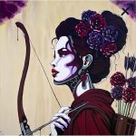 Artwork By Arionna Sagittarius Zodiac Art Print, Astrology Pop Art Wall Décor, Home Decor, Aesthetic Room Decor, Wall Posters, Horoscope Gifts For Women, 12x12 Inches, Unframed - Sagittarius Home Decor for men