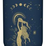 Personalized Zodiac Signs-Aquarius-30 Oz Tumbler with Handle and Straw Lid, Custom Witchy Gothic Water Bottle with Name Insulated Stainless Steel Travel Mug, Birthday Gifts for Women Men(Blue) - Aquarius Mug for men