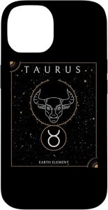 Taurus Zodiac Horoscope Sign Astrology Tarot Cosmos Case for iPhone 14 - Taurus Phone Case for men