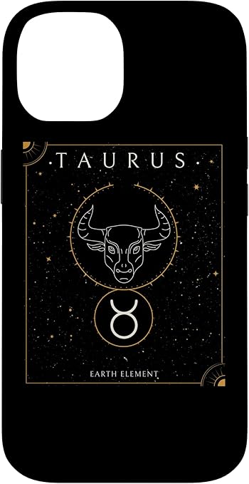 Taurus Zodiac Horoscope Sign Astrology Tarot Cosmos Case for iPhone 14 - Taurus Phone Case for men