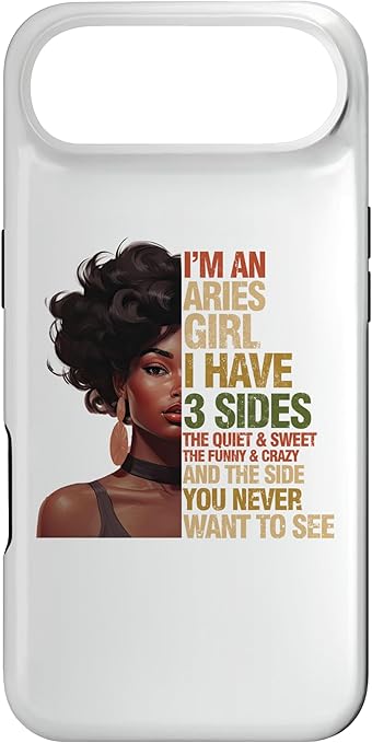 I Have 3 Sides Aries Girl Horoscope Lover Zodiac Sign Women Case for iPhone Air - Aries Phone Case for men