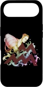 Watercolor Aquarius Zodiac Case for iPhone Air - Aquarius Phone Case for men