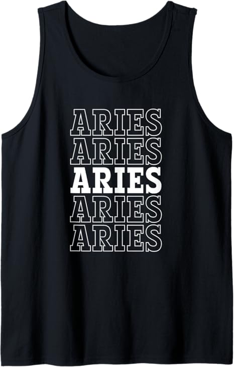 Aries Astrology Zodiac Sign Aries Horoscope Aries Tank Top - Aries T-Shirt for men