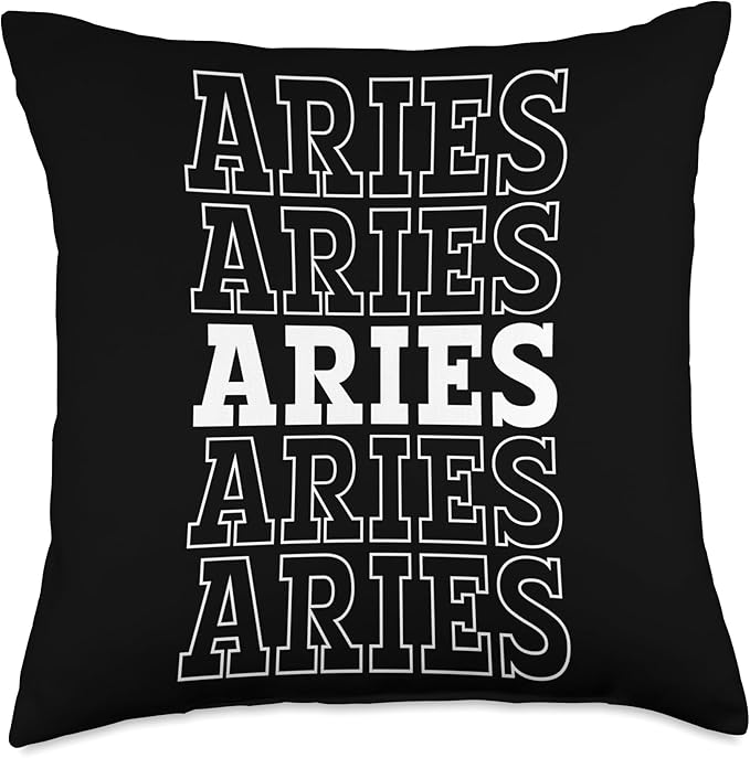 Aries Astrology Zodiac Sign Aries Horoscope Aries Throw Pillow - Aries Pillow for men