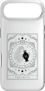 Aquarius Tarot Card Zodiac Case for iPhone Air - Aquarius Phone Case for men