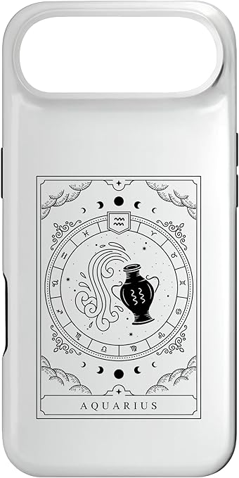 Aquarius Tarot Card Zodiac Case for iPhone Air - Aquarius Phone Case for men