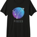Pisces Zodiac Star Sign Horoscope Constellation - Pisces T-Shirt for men
