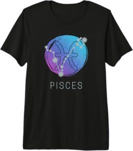 Pisces Zodiac Star Sign Horoscope Constellation - Pisces T-Shirt for men