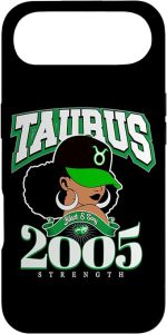 Taurus 2005 Melanin Goddess Astrology Clothing Case for iPhone Air - Taurus Phone Case for men