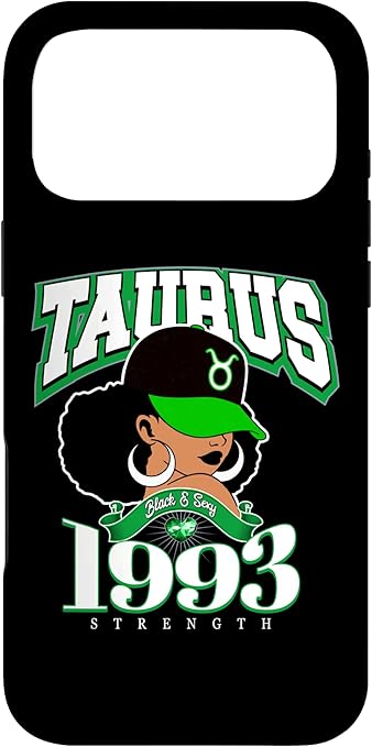 Taurus 1993 Melanin Goddess Astrology Clothing Case for iPhone 17 Pro Max - Taurus Phone Case for men