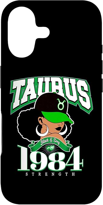 Taurus 1984 Melanin Goddess Astrology Clothing Case for iPhone 17 - Taurus Phone Case for men