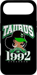 Taurus 1992 Melanin Goddess Astrology Clothing Case for iPhone Air - Taurus Phone Case for men