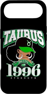 Taurus 1996 Zodiac Queens Afro Astrology Birthday Case for iPhone Air - Taurus Phone Case for men