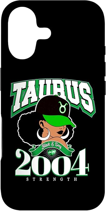 Taurus 2004 Melanin Goddess Astrology Clothing Case for iPhone 17 - Taurus Phone Case for men
