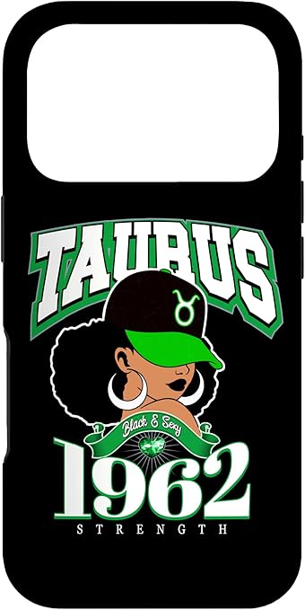 Taurus 1962 Melanated Skin Zodiac Traits Queen Diva Case for iPhone 17 Pro - Taurus Phone Case for men