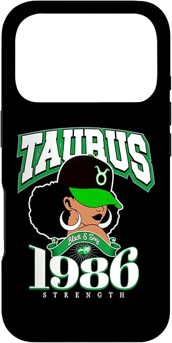 Taurus 1986 Melanin Goddess Astrology Clothing Case for iPhone 17 Pro - Taurus Phone Case for men