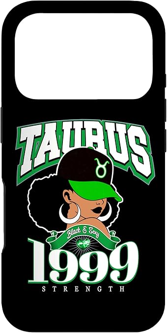 Taurus 1999 Zodiac Queens Afro Astrology Birthday Case for iPhone 17 Pro - Taurus Phone Case for men