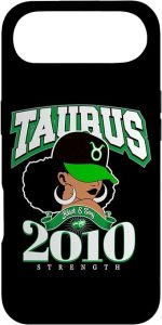Taurus 2010 Melanin Goddess Astrology Clothing Case for iPhone Air - Taurus Phone Case for men